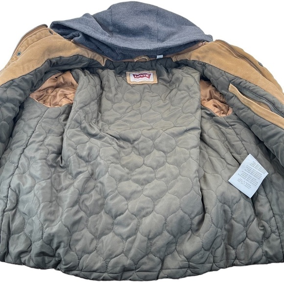 Levi’s Men’s Full Zip and Snap Removable Hood Jacket - Picture 9 of 11